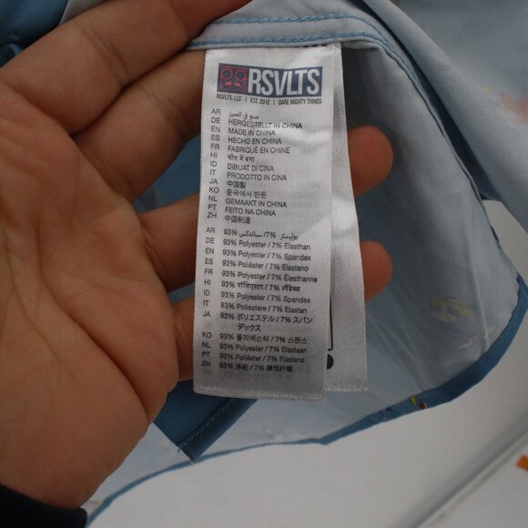 RSVLTS Shirt Mens 2XL Disney Spicy Mickey Mouse limited Short Sleeve Button Down - Picture 7 of 16